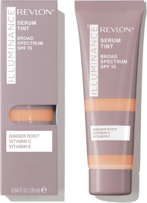 Picture of REVLON Illuminance Tinted Serum, Triple Hyaluronic Acid, Evens Out Skin Tone Over Time and Hydrates All Day, SPF 15, 313 Light Tan, 0.94 fl oz.