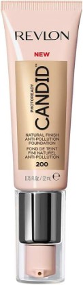 Picture of REVLON PhotoReady Candid Natural Finish Foundation, with Anti-Pollution, Antioxidant, Anti-Blue Light Ingredients, 200 Nude, 0.75 fl. oz.