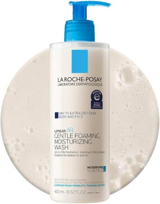 Picture of La Roche-Posay Lipikar AP+ Gentle Foaming Moisturizing Wash, Shea Butter + Niacinamide + Glycerin, Moisturizing Body Wash For Dry Skin, National Eczema Association Accepted, Dermatologist Tested​