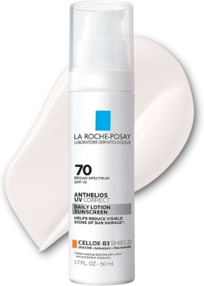 Picture of La Roche-Posay Anthelios UV Correct Sunscreen Moisturizer SPF 70, Daily Anti-Aging Face Moisturizer with Niacinamide to Even Skin Tone & Fine Lines, Sun Protection for Sensitive Skin