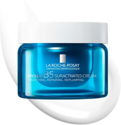 Picture of La Roche-Posay Hyalu B5 Suractivated Anti-Aging Face & Neck Cream, Firming Face Moisturizer With 3 Types of Hyaluronic Acid for All Skin Types, 72hr Hydration + Anti-Wrinkle, Fragrance Free, 1.7fl oz