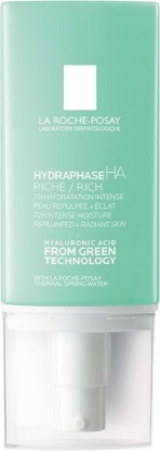 Picture of La Roche-Posay Hydraphase HA Rich, Hyaluronic Acid Face Moisturizer for Dry Skin with 72HR Hydration, Oil Free & Non-Comedogenic, 50 ML, 1.69 fl. oz.