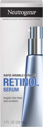 Picture of Neutrogena Rapid Wrinkle Repair Retinol Face Serum, Daily Anti-Aging Serum for Face with Retinol & Hyaluronic Acid to Fight Fine Lines, Wrinkles, & Dark Spots, 1 fl. oz