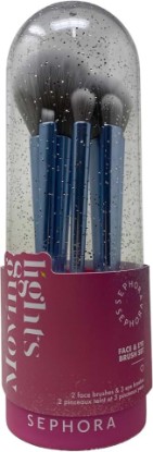 Picture of SEPHORA Favorites Limited Edition Moving Lights Face & Eye Brush Set - 2 Face Brushes and 3 Eye Brushes