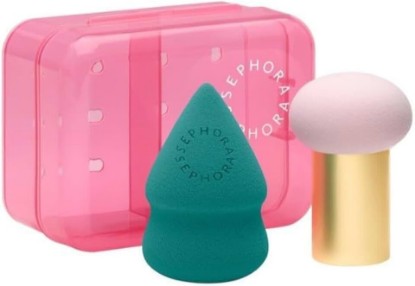 Picture of SEPHORA Collection Makeup Sponge Set – Kabuki & Precision Sponges with Storage Box Limited Edition