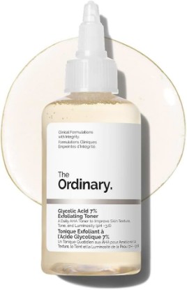 Picture of The Ordinary Glycolic Acid 7% Exfoliating Toner, Brightening and Smoothing Daily Toner for More Even-Looking Skin Tone