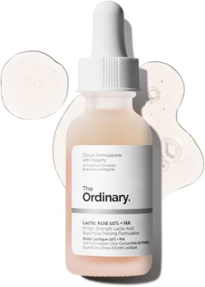 Picture of The Ordinary Lactic Acid 10% + Hyaluronic Acid 2%, High-Strength Exfoliating Serum for Smoother, Brighter Skin, 1 Fl Oz