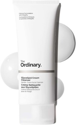 Picture of The Ordinary Glycolipid Cream Cleanser, Gentle Makeup Removal with Plant-Derived Glycolipid Agents, 5.1 Fl Oz