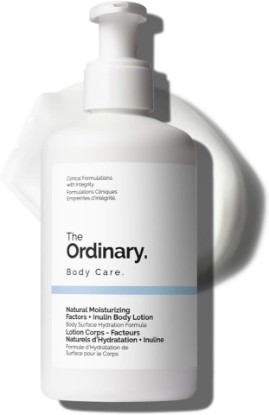 Picture of The Ordinary Natural Moisturizing Factors + Inulin Body Lotion, Lightweight Hydration for All-Day Moisture & Skin Barrier Support, Accepted by the National Eczema Association, 8.1 Fl Oz