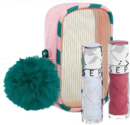Picture of SEPHORA Collection Outrageous Lip Plumper Duo Gift Set - 05 Plump Up It Red and Cosmic Kiss (0.2 fl oz / 6 mL Each)