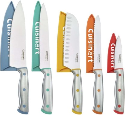 Picture of Cuisinart C77CR-10P 10pc Stainless Steel ColorCore™ Color Rivet Set with Blade Guards