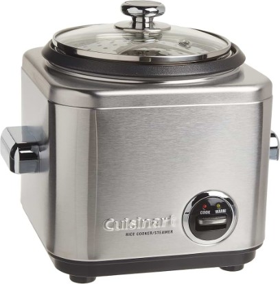 Picture of Cuisinart CRC-400P1 4 Cup Rice Cooker, Stainless Steel Exterior
