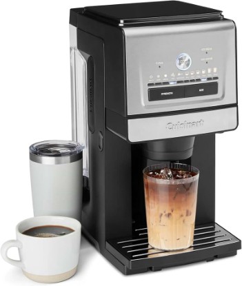 Picture of Cuisinart Coffee Maker, Grind and Brew Single Serve Coffee Maker, 6 Cup Sizes, Built-in Stainless Steel Burr Mill, Adjustable Strength, Grind Control and Over Ice Feature, Easy Cleaning, DGB-30