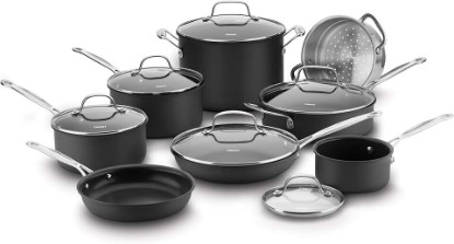 Picture of Cuisinart Chef's Classic™ Nonstick Hard Anodized 14 Piece Set, 66C-14