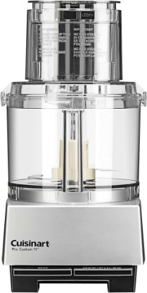 Picture of Cuisinart Food Processor, Dishwasher Safe 11-Cup Food Processor with Slicing & Shredding Discs, Cuisinart Pro Custom 11 Stainless Steel Electric Chopper & Kitchen Food Processor, Chrome, DLC-8SBCYP1