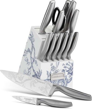 Picture of Cuisinart 15pc Caskata Collection™ Stainless Steel Hollow Handle Cutlery Block Set, C77SS-15PKCA