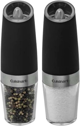 Picture of Cuisinart CSS-2424 Gravity Salt and Pepper Spice Mill with Blue LED Light, 2/3 Cup Capacity
