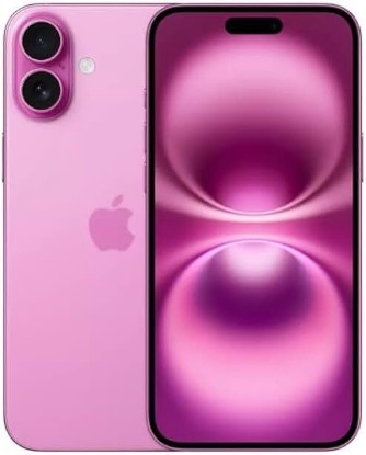 Picture of Apple iPhone 16 Plus, US Version, 512GB, Pink for Cricket (Renewed Premium)