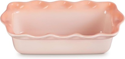 Picture of Le Creuset Stoneware Heritage Fluted Loaf Pan, 9", Peche