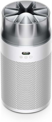 Picture of Dyson Hushjet Compact Purifier, Engineered for Powerful, Whisper-quiet, Whole-room Air Purification, Homes with Pets, Allergies, Fully-sealed filtration, 5-year no change filter (White/Silver) ENERGY STAR