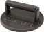 Picture of Cuisinart 6.5" Cast Iron Smashed Burger Press, Round Flat Edge Grill Press for Crispy Smash Burgers, Burger Tool for Grill and Griddle Accessories, for BBQs and Tailgates