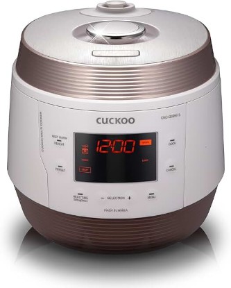 Picture of CUCKOO Electric Pressure Cooker 5QT, Versatile Slow Cooker with 10 Menu Options, High Pressure Food Steamer for Cooking, Instant Multicooker with Stainless Steel Non-Stick Inner Pot (CMC-QSB501S)