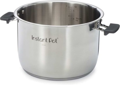 Picture of Instant Pot Stainless Steel Inner Cooking Pot with Handles, 6-Qt, Polished Surface, Use with 6-Qt Duo Evo, Pro & ProPlus