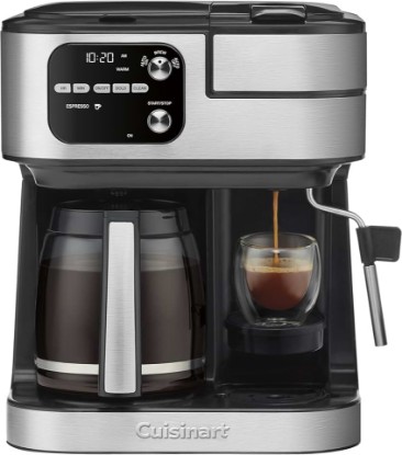 Picture of Cuisinart Coffee Center Barista Bar 4-in-1 Coffee Maker, Single-Serve Pods Compatible, Coffeemaker, Three Brewing Sizes, SS-4N1NAS, Black