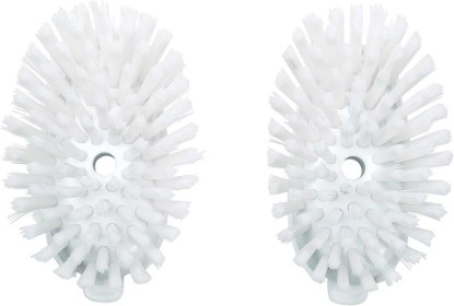Picture of OXO Good Grips Soap Dispensing Dish Brush Refills, 2 Pack, White, Nylon Bristles