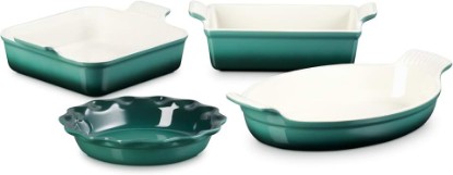 Picture of Le Creuset Stoneware 4 PC Heritage Bakeware Set, Artichaut