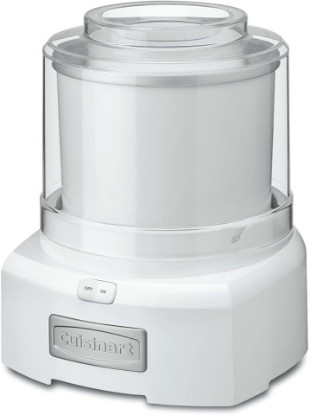 Picture of Cuisinart Ice Cream Maker, 1.5 Quart Double Insulated, Sorbet and Frozen Yogurt Maker, Ready in 20 Minutes, ICE-21P1, White