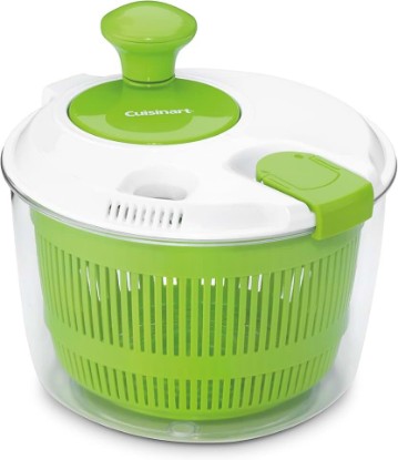 Picture of Cuisinart Salad Spinner- Wash, Spin & Dry Salad Greens, Fruits & Vegetables, 3qt, CTG-00-SSAS
