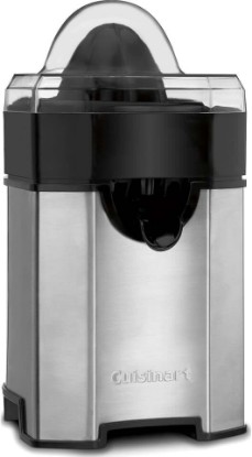 Picture of Cuisinart Pulp Control Citrus Juicer, Orange Juicer Squeezer and Lemon Squeezer with 3 Pulp Control Settings, Accommodates Small Limes and Large Grapefruits, CCJ-500P1, Black/Stainless Steel