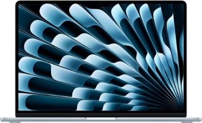 Picture of Apple 2025 MacBook Air with Apple M4 chip, 15-inch, 16GB Unified Memory, 256GB SSD Storage, Sky Blue (Renewed)
