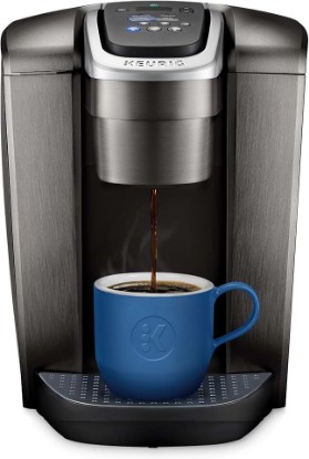 Picture of Keurig K-Elite Single Serve K-Cup Pod Coffee Maker, with Strength and Temperature Control, Iced Coffee Capability, 8 to 12oz Brew Size, Programmable, Brushed Slate