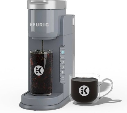 Picture of Keurig K-Iced Coffee Maker, Single Serve K-Cup Pod Iced Coffee Maker, With Hot and Cold Coffee Capabilities, Brews Any K-Cup Pod, Gray