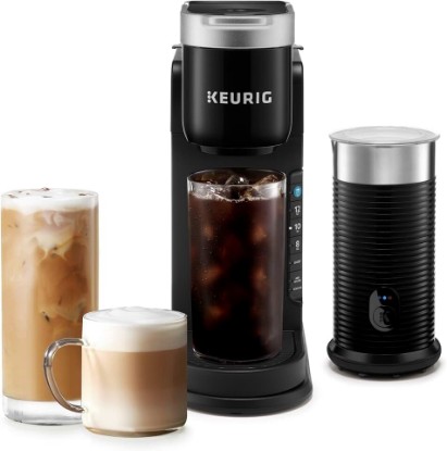 Picture of Keurig K-Café Barista Bar Single Serve Coffee Maker and Frother, with 3 Brew Sizes, Hot and Cold Coffee Capabilities, 2oz Coffee Shot Button, Black