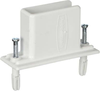 Picture of Rubbermaid Direct Mount Non-Adjustable Closet System Closet Organizer Tool White 25-count