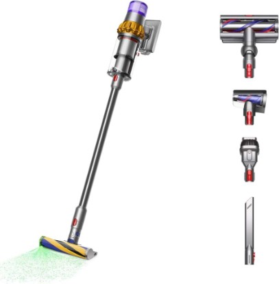 Picture of Dyson V15 Detect Cordless Vacuum Cleaner, Yellow/Nickel