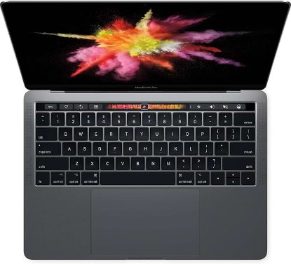 Picture of Apple 13in MacBook Pro, Retina, Touch Bar, 3.1GHz Intel Core i5 Dual Core, 8GB RAM, 256GB SSD, Space Gray, MPXV2LL/A (Renewed)