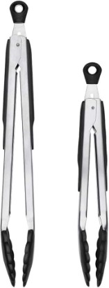Picture of OXO Good Grips 2-Piece Tongs with Nylon Heads Set