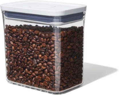 Picture of OXO Good Grips POP Container – Airtight 1.7 Qt for Coffee and More Food Storage, Rectangle, Clear