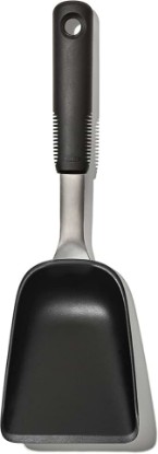 Picture of OXO Good Grips Sheet Pan Roasting Scoop for Vegetables and More, Black