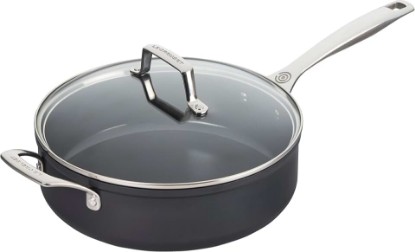 Picture of Le Creuset Essential Non-stick Ceramic Sauté Pan with Glass Lid, 4 ¼ qt.