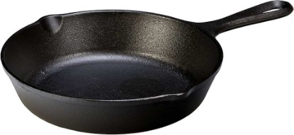Picture of Lodge Wildlife Series-8" Cast Iron Skillet with Duck Scene, 8", Black