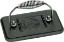 Picture of Lodge Pre-Seasoned Cast Iron Grill Press with Cool-Grip Spiral Handle, 4.5 inch X 6.75 inch, Black