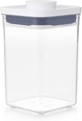 Picture of OXO Good Grips POP Container - Airtight Food Storage - Small Square Short 1.1 Qt Ideal for 1 lb of brown sugar or confectioner's sugar