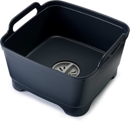 Picture of Joseph Joseph Wash & Drain Kitchen Dish Tub Wash Basin with Handles and Draining Plug, 9 liters/2.3 Gallons