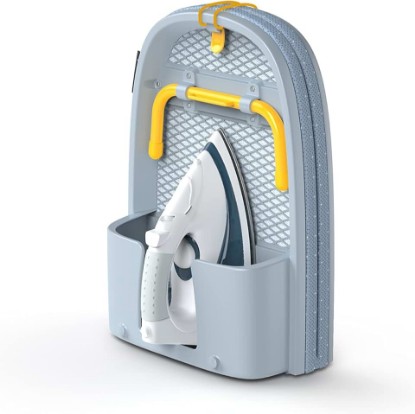 Picture of Joseph Joseph Pocket Max Portable Folding Tabletop Ironing Board, 35" Surface, Integrated Iron Storage Hook, Compact Design