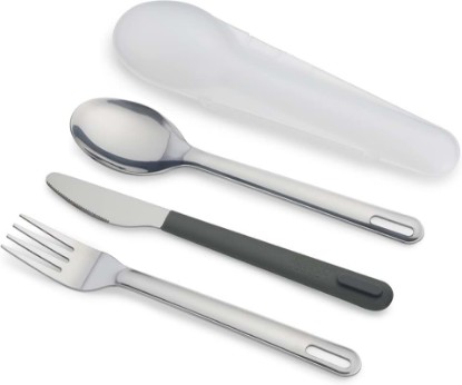 Picture of Joseph Joseph GoEat™ Stainless-steel Travel Cutlery utensil Set - Knife, Fork & Spoon, Green